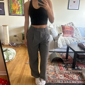 H&M Gray Work Pants